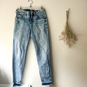 medium wash denim jeans